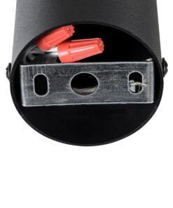 kelvo® DUCT KLV-101-0053 Φωτιστικό Downlight Σποτ για Λάμπα MR16 με Ντουί GU10 AC 220-240V IP20 – Μαύρο Ματ – Μ6 x Π6 x Υ60cm