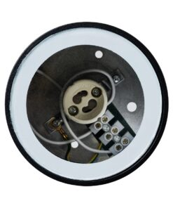 kelvo® MARETTI KLV-101-0055 Φωτιστικό Downlight Σποτ για Λάμπα MR16 με Ντουί GU10 AC 220-240V Αδιάβροχο IP65 – Μαύρο Ματ – Μ9 x Π9 x Υ9cm