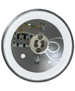 kelvo® MARETTI KLV-101-0057 Φωτιστικό Downlight Σποτ για Λάμπα MR16 με Ντουί GU10 AC 220-240V Αδιάβροχο IP65 – Νίκελ Χρώμιο – Μ9 x Π9 x Υ9cm