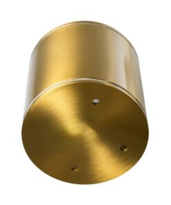 kelvo® MARETTI KLV-101-0058 Φωτιστικό Downlight Σποτ για Λάμπα MR16 με Ντουί GU10 AC 220-240V Αδιάβροχο IP65 – Χρυσό Πλατίνα – Μ9 x Π9 x Υ9cm