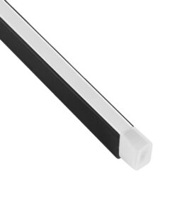 kelvo® NEONPRO KLV-101-0066 Βάση Στήριξης για Neon Flex LED Αδιάβροχο IP65 – Μαύρο Ματ – Μ300 x Π0.8 x Υ1.3cm – Πακέτο 5 Τεμαχίων