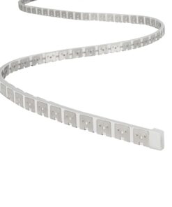 kelvo® NEONPRO KLV-101-0069 Εύκαμπτη Βάση Στήριξης για Neon Flex LED Αδιάβροχο IP65 – Νίκελ Χρώμιο – Μ1000 x Π0.7 x Υ1.2cm – Ρολό 10 Μέτρων