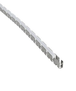 kelvo® NEONPRO KLV-101-0069 Εύκαμπτη Βάση Στήριξης για Neon Flex LED Αδιάβροχο IP65 – Νίκελ Χρώμιο – Μ1000 x Π0.7 x Υ1.2cm – Ρολό 10 Μέτρων