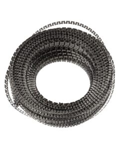 kelvo® NEONPRO KLV-101-0069 Εύκαμπτη Βάση Στήριξης για Neon Flex LED Αδιάβροχο IP65 – Νίκελ Χρώμιο – Μ1000 x Π0.7 x Υ1.2cm – Ρολό 10 Μέτρων