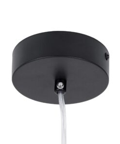 kelvo® CANAL KLV-101-0070 Κρεμαστό Φωτιστικό Οροφής LED 7W 700lm 36° AC 220-240V IP20 Θερμό Λευκό 2700K – Bridgelux COB Chip & TÜV SÜD Driver – Μαύρο Ματ – Μ4 x Π4 x Υ30cm – 5 Χρόνια Εγγύηση