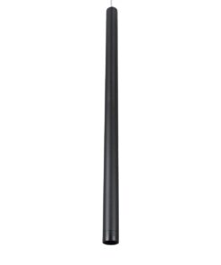 kelvo® CANAL KLV-101-0073 Κρεμαστό Φωτιστικό Οροφής LED 7W 700lm 36° AC 220-240V IP20 Θερμό Λευκό 2700K – Bridgelux COB Chip & TÜV SÜD Driver – Μαύρο Ματ – Μ4 x Π4 x Υ80cm – 5 Χρόνια Εγγύηση
