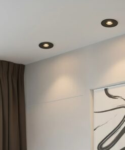 kelvo® PINADO KLV-101-0128 Χωνευτό Φωτιστικό Downlight Σποτ LED 7W 875lm 15° AC 220-240V IP20 Φυσικό Λευκό 4500K – Bridgelux COB Chip & TÜV SÜD Driver – Μαύρο Ματ – Μ8.3 x Π8.3 x Υ8.2cm / Q7.3cm – 5 Χρόνια Εγγύηση