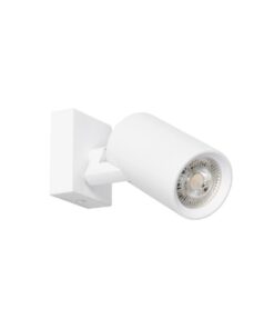 kelvo® SPOTA KLV-101-0135-V2 Κινούμενο Φωτιστικό Σποτ Τοίχου για Λάμπα MR16 με Ντουί GU10 AC 220-240V IP20 – Λευκό Ματ – Μ7 x Π6 x Υ14cm