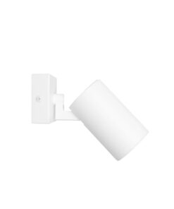 kelvo® SPOTA KLV-101-0135-V2 Κινούμενο Φωτιστικό Σποτ Τοίχου για Λάμπα MR16 με Ντουί GU10 AC 220-240V IP20 – Λευκό Ματ – Μ7 x Π6 x Υ14cm