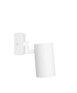 kelvo® SPOTA KLV-101-0135-V2 Κινούμενο Φωτιστικό Σποτ Τοίχου για Λάμπα MR16 με Ντουί GU10 AC 220-240V IP20 – Λευκό Ματ – Μ7 x Π6 x Υ14cm