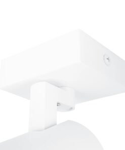 kelvo® SPOTA KLV-101-0135-V2 Κινούμενο Φωτιστικό Σποτ Τοίχου για Λάμπα MR16 με Ντουί GU10 AC 220-240V IP20 – Λευκό Ματ – Μ7 x Π6 x Υ14cm