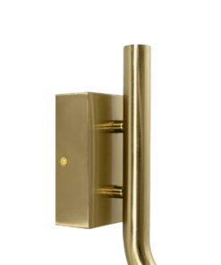 kelvo® GLOW KLV-101-0148-V2 Φωτιστικό Τοίχου / Απλίκα LED 18W 1800lm 360° AC 220-240V IP20 Ρυθμιζόμενο Λευκό CCT με On/Off 2700K/4500K/6000K – Lumileds SMD Chip – Χρυσό Πλατίνα – Μ65 x Π30 x Υ30cm – 3 Χρόνια Εγγύηση