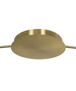 kelvo® GLOW KLV-101-0151 Φωτιστικό Οροφής LED 89W 8900lm 360° AC 220-240V IP20 Ρυθμιζόμενο Λευκό CCT με Χειριστήριο από 2700K έως 6000K Dimmable – Lumileds SMD Chip – Χρυσό Πλατίνα – Μ150 x Π150 x Υ30cm – 3 Χρόνια Εγγύηση