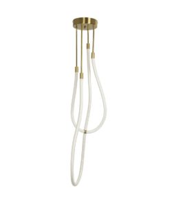 kelvo® GLOW KLV-101-0153 Φωτιστικό Οροφής LED 42W 4200lm 360° AC 220-240V IP20 Ρυθμιζόμενο Λευκό CCT με Χειριστήριο από 2700K έως 6000K Dimmable – Lumileds SMD Chip – Χρυσό Πλατίνα – Μ50 x Π50 x Υ70cm – 3 Χρόνια Εγγύηση