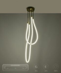 kelvo® GLOW KLV-101-0153 Φωτιστικό Οροφής LED 42W 4200lm 360° AC 220-240V IP20 Ρυθμιζόμενο Λευκό CCT με Χειριστήριο από 2700K έως 6000K Dimmable – Lumileds SMD Chip – Χρυσό Πλατίνα – Μ50 x Π50 x Υ70cm – 3 Χρόνια Εγγύηση