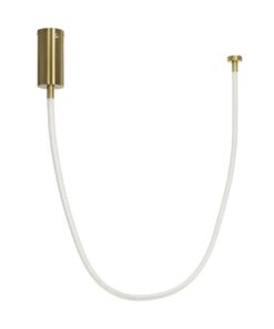 kelvo® GLOW KLV-101-0155 Κρεμαστό Φωτιστικό Οροφής LED 27W 2700lm 360° AC 220-240V IP20 Ρυθμιζόμενο Λευκό CCT με Χειριστήριο από 2700K έως 6000K Dimmable – Lumileds SMD Chip – Χρυσό Πλατίνα – Μ90 x Π9 x Υ95cm – 3 Χρόνια Εγγύηση