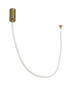 kelvo® GLOW KLV-101-0155 Κρεμαστό Φωτιστικό Οροφής LED 27W 2700lm 360° AC 220-240V IP20 Ρυθμιζόμενο Λευκό CCT με Χειριστήριο από 2700K έως 6000K Dimmable – Lumileds SMD Chip – Χρυσό Πλατίνα – Μ90 x Π9 x Υ95cm – 3 Χρόνια Εγγύηση
