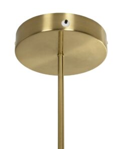 kelvo® GLOW KLV-101-0156 Κρεμαστό Φωτιστικό Οροφής LED 34W 3400lm 360° AC 220-240V IP20 Ρυθμιζόμενο Λευκό CCT με Χειριστήριο από 2700K έως 6000K Dimmable – Lumileds SMD Chip – Χρυσό Πλατίνα – Μ20 x Π35 x Υ120cm – 3 Χρόνια Εγγύηση