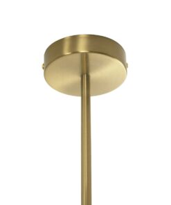 kelvo® GLOW KLV-101-0156 Κρεμαστό Φωτιστικό Οροφής LED 34W 3400lm 360° AC 220-240V IP20 Ρυθμιζόμενο Λευκό CCT με Χειριστήριο από 2700K έως 6000K Dimmable – Lumileds SMD Chip – Χρυσό Πλατίνα – Μ20 x Π35 x Υ120cm – 3 Χρόνια Εγγύηση