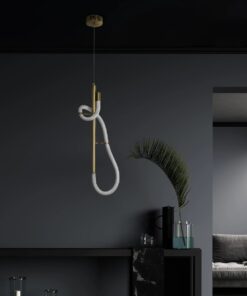 kelvo® GLOW KLV-101-0159 Κρεμαστό Φωτιστικό Οροφής LED 24W 2400lm 360° AC 220-240V IP20 Ρυθμιζόμενο Λευκό CCT με On/Off 2700K/4500K/6000K – Lumileds SMD Chip – Χρυσό Πλατίνα – Μ24 x Π10 x Υ62cm – 3 Χρόνια Εγγύηση