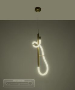 kelvo® GLOW KLV-101-0159 Κρεμαστό Φωτιστικό Οροφής LED 24W 2400lm 360° AC 220-240V IP20 Ρυθμιζόμενο Λευκό CCT με On/Off 2700K/4500K/6000K – Lumileds SMD Chip – Χρυσό Πλατίνα – Μ24 x Π10 x Υ62cm – 3 Χρόνια Εγγύηση