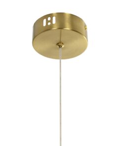 kelvo® GLOW KLV-101-0160 Κρεμαστό Φωτιστικό Οροφής LED 24W 2400lm 360° AC 220-240V IP20 Ρυθμιζόμενο Λευκό CCT με On/Off 2700K/4500K/6000K – Lumileds SMD Chip – Χρυσό Πλατίνα – Μ30 x Π17 x Υ66cm – 3 Χρόνια Εγγύηση