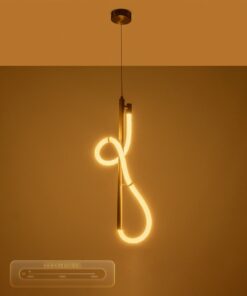 kelvo® GLOW KLV-101-0160 Κρεμαστό Φωτιστικό Οροφής LED 24W 2400lm 360° AC 220-240V IP20 Ρυθμιζόμενο Λευκό CCT με On/Off 2700K/4500K/6000K – Lumileds SMD Chip – Χρυσό Πλατίνα – Μ30 x Π17 x Υ66cm – 3 Χρόνια Εγγύηση