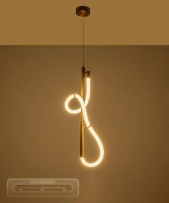 kelvo® GLOW KLV-101-0160 Κρεμαστό Φωτιστικό Οροφής LED 24W 2400lm 360° AC 220-240V IP20 Ρυθμιζόμενο Λευκό CCT με On/Off 2700K/4500K/6000K – Lumileds SMD Chip – Χρυσό Πλατίνα – Μ30 x Π17 x Υ66cm – 3 Χρόνια Εγγύηση