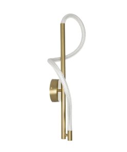 kelvo® GLOW KLV-101-0168 Φωτιστικό Τοίχου / Απλίκα LED 24W 2400lm 360° AC 220-240V IP20 Ρυθμιζόμενο Λευκό CCT με On/Off 2700K/4500K/6000K – Lumileds SMD Chip – Χρυσό Πλατίνα – Μ30 x Π15 x Υ70cm – 3 Χρόνια Εγγύηση
