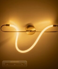 kelvo® GLOW KLV-101-0169-V2 Φωτιστικό Οροφής LED 18W 1800lm 360° AC 220-240V IP20 Ρυθμιζόμενο Λευκό CCT με On/Off 2700K/4500K/6000K – Lumileds SMD Chip – Χρυσό Πλατίνα – Μ30 x Π15 x Υ70cm – 3 Χρόνια Εγγύηση