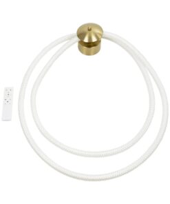 kelvo® GLOW KLV-101-0170 Φωτιστικό Τοίχου / Απλίκα LED 45W 4500lm 360° AC 220-240V IP20 Ρυθμιζόμενο Λευκό CCT με Χειριστήριο από 2700K έως 6000K Dimmable – Lumileds SMD Chip – Χρυσό Πλατίνα – Μ30 x Π15 x Υ110cm – 3 Χρόνια Εγγύηση