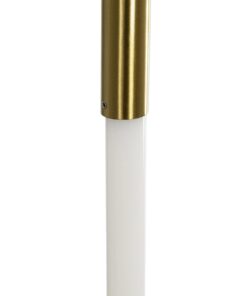 kelvo® GLOW KLV-101-0176 Κρεμαστό Φωτιστικό Οροφής LED 18W 1800lm 360° AC 220-240V IP20 Ρυθμιζόμενο Λευκό CCT με On/Off 2700K/4500K/6000K – Lumileds SMD Chip – Χρυσό Πλατίνα – Μ20 x Π2.5 x Υ60cm – 3 Χρόνια Εγγύηση