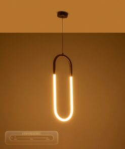 kelvo® GLOW KLV-101-0176 Κρεμαστό Φωτιστικό Οροφής LED 18W 1800lm 360° AC 220-240V IP20 Ρυθμιζόμενο Λευκό CCT με On/Off 2700K/4500K/6000K – Lumileds SMD Chip – Χρυσό Πλατίνα – Μ20 x Π2.5 x Υ60cm – 3 Χρόνια Εγγύηση