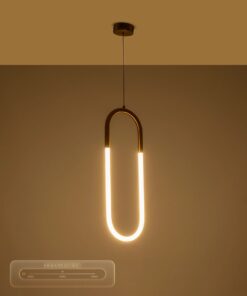 kelvo® GLOW KLV-101-0176 Κρεμαστό Φωτιστικό Οροφής LED 18W 1800lm 360° AC 220-240V IP20 Ρυθμιζόμενο Λευκό CCT με On/Off 2700K/4500K/6000K – Lumileds SMD Chip – Χρυσό Πλατίνα – Μ20 x Π2.5 x Υ60cm – 3 Χρόνια Εγγύηση
