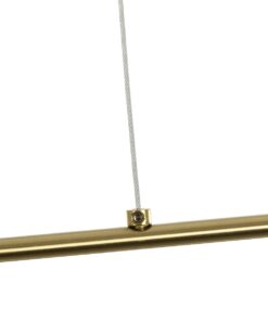 kelvo® GLOW KLV-101-0178 Κρεμαστό Φωτιστικό Οροφής LED 28W 2800lm 360° AC 220-240V IP20 Ρυθμιζόμενο Λευκό CCT με Χειριστήριο από 2700K έως 6000K Dimmable – Lumileds SMD Chip – Χρυσό Πλατίνα – Μ167 x Π7 x Υ24cm – 3 Χρόνια Εγγύηση