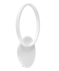 kelvo® VENOM KLV-101-0182-V2 Φωτιστικό Τοίχου / Απλίκα LED 45W 4500lm 360° AC 220-240V IP20 Ρυθμιζόμενο Λευκό CCT με Χειριστήριο από 2700K έως 6000K Dimmable – Lumileds SMD Chip – Λευκό Ματ – Μ60 x Π40 x Υ7.5cm – 3 Χρόνια Εγγύηση