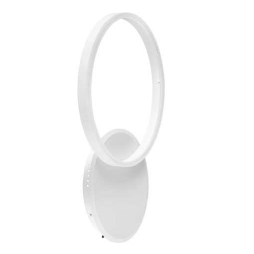 kelvo® VENOM KLV-101-0182-V2 Φωτιστικό Τοίχου / Απλίκα LED 45W 4500lm 360° AC 220-240V IP20 Ρυθμιζόμενο Λευκό CCT με Χειριστήριο από 2700K έως 6000K Dimmable – Lumileds SMD Chip – Λευκό Ματ – Μ60 x Π40 x Υ7.5cm – 3 Χρόνια Εγγύηση