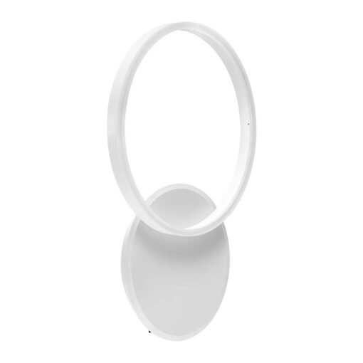 kelvo® VENOM KLV-101-0182-V2 Φωτιστικό Τοίχου / Απλίκα LED 45W 4500lm 360° AC 220-240V IP20 Ρυθμιζόμενο Λευκό CCT με Χειριστήριο από 2700K έως 6000K Dimmable – Lumileds SMD Chip – Λευκό Ματ – Μ60 x Π40 x Υ7.5cm – 3 Χρόνια Εγγύηση