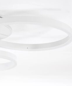 kelvo® VENOM KLV-101-0185 Φωτιστικό Οροφής LED 100W 10000lm 360° AC 220-240V IP20 Ρυθμιζόμενο Λευκό CCT με Χειριστήριο από 2700K έως 6000K Dimmable – Lumileds SMD Chip – Λευκό Ματ – Μ70 x Π40 x Υ16cm – 3 Χρόνια Εγγύηση