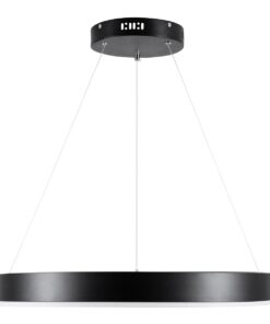 kelvo® VENOM KLV-101-0187 Κρεμαστό Φωτιστικό Οροφής LED 45W 4500lm 120° AC 220-240V IP20 Ρυθμιζόμενο Λευκό CCT με Χειριστήριο από 2700K έως 6000K Dimmable – Lumileds SMD Chip – Μαύρο Ματ – Μ60 x Π60 x Υ6.5cm – 3 Χρόνια Εγγύηση