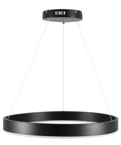 kelvo® VENOM KLV-101-0187 Κρεμαστό Φωτιστικό Οροφής LED 45W 4500lm 120° AC 220-240V IP20 Ρυθμιζόμενο Λευκό CCT με Χειριστήριο από 2700K έως 6000K Dimmable – Lumileds SMD Chip – Μαύρο Ματ – Μ60 x Π60 x Υ6.5cm – 3 Χρόνια Εγγύηση