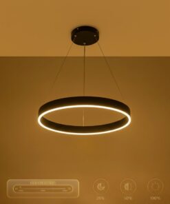 kelvo® VENOM KLV-101-0187 Κρεμαστό Φωτιστικό Οροφής LED 45W 4500lm 120° AC 220-240V IP20 Ρυθμιζόμενο Λευκό CCT με Χειριστήριο από 2700K έως 6000K Dimmable – Lumileds SMD Chip – Μαύρο Ματ – Μ60 x Π60 x Υ6.5cm – 3 Χρόνια Εγγύηση