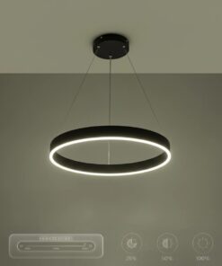 kelvo® VENOM KLV-101-0187 Κρεμαστό Φωτιστικό Οροφής LED 45W 4500lm 120° AC 220-240V IP20 Ρυθμιζόμενο Λευκό CCT με Χειριστήριο από 2700K έως 6000K Dimmable – Lumileds SMD Chip – Μαύρο Ματ – Μ60 x Π60 x Υ6.5cm – 3 Χρόνια Εγγύηση