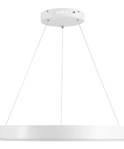 kelvo® VENOM KLV-101-0188 Κρεμαστό Φωτιστικό Οροφής LED 45W 4500lm 120° AC 220-240V IP20 Ρυθμιζόμενο Λευκό CCT με Χειριστήριο από 2700K έως 6000K Dimmable – Lumileds SMD Chip – Λευκό Ματ – Μ60 x Π60 x Υ6.5cm – 3 Χρόνια Εγγύηση