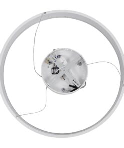 kelvo® VENOM KLV-101-0188 Κρεμαστό Φωτιστικό Οροφής LED 45W 4500lm 120° AC 220-240V IP20 Ρυθμιζόμενο Λευκό CCT με Χειριστήριο από 2700K έως 6000K Dimmable – Lumileds SMD Chip – Λευκό Ματ – Μ60 x Π60 x Υ6.5cm – 3 Χρόνια Εγγύηση