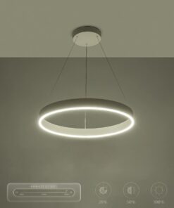 kelvo® VENOM KLV-101-0188 Κρεμαστό Φωτιστικό Οροφής LED 45W 4500lm 120° AC 220-240V IP20 Ρυθμιζόμενο Λευκό CCT με Χειριστήριο από 2700K έως 6000K Dimmable – Lumileds SMD Chip – Λευκό Ματ – Μ60 x Π60 x Υ6.5cm – 3 Χρόνια Εγγύηση