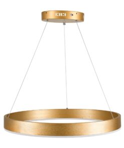 kelvo® VENOM KLV-101-0189 Κρεμαστό Φωτιστικό Οροφής LED 45W 4500lm 120° AC 220-240V IP20 Ρυθμιζόμενο Λευκό CCT με Χειριστήριο από 2700K έως 6000K Dimmable – Lumileds SMD Chip – Χρυσό Πλατίνα – Μ60 x Π60 x Υ6.5cm – 3 Χρόνια Εγγύηση