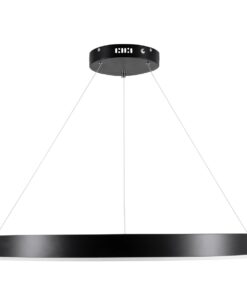 kelvo® VENOM KLV-101-0190 Κρεμαστό Φωτιστικό Οροφής LED 67W 6700lm 120° AC 220-240V IP20 Ρυθμιζόμενο Λευκό CCT με Χειριστήριο από 2700K έως 6000K Dimmable – Lumileds SMD Chip – Μαύρο Ματ – Μ80 x Π80 x Υ6.5cm – 3 Χρόνια Εγγύηση