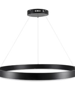 kelvo® VENOM KLV-101-0190 Κρεμαστό Φωτιστικό Οροφής LED 67W 6700lm 120° AC 220-240V IP20 Ρυθμιζόμενο Λευκό CCT με Χειριστήριο από 2700K έως 6000K Dimmable – Lumileds SMD Chip – Μαύρο Ματ – Μ80 x Π80 x Υ6.5cm – 3 Χρόνια Εγγύηση