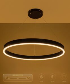 kelvo® VENOM KLV-101-0190 Κρεμαστό Φωτιστικό Οροφής LED 67W 6700lm 120° AC 220-240V IP20 Ρυθμιζόμενο Λευκό CCT με Χειριστήριο από 2700K έως 6000K Dimmable – Lumileds SMD Chip – Μαύρο Ματ – Μ80 x Π80 x Υ6.5cm – 3 Χρόνια Εγγύηση